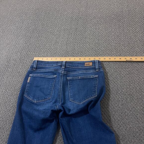 Paige Jeans Womens Size 27 Verdugo Crop Raw Hem Blue Denim - Picture 9 of 12